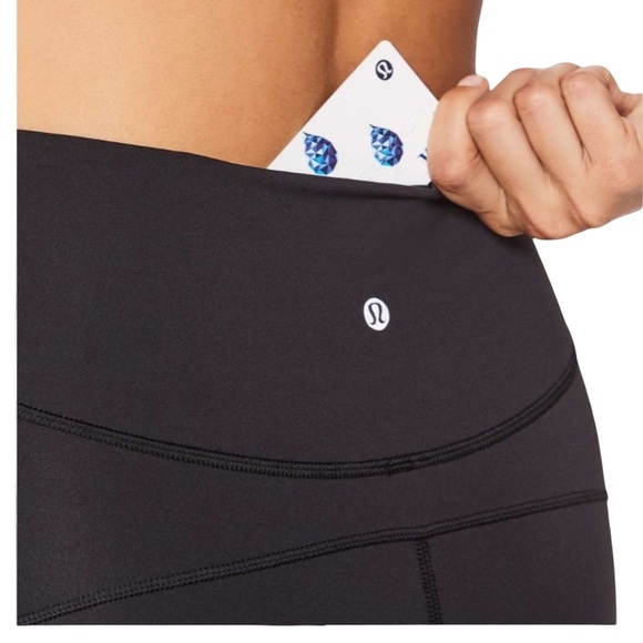 Lululemon In Movement Crop *Everlux 19" Size 10 - Picture 5 of 8